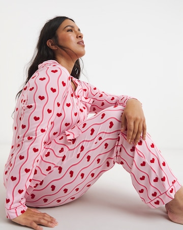 Chelsea Peers Classic Long Button Up Set