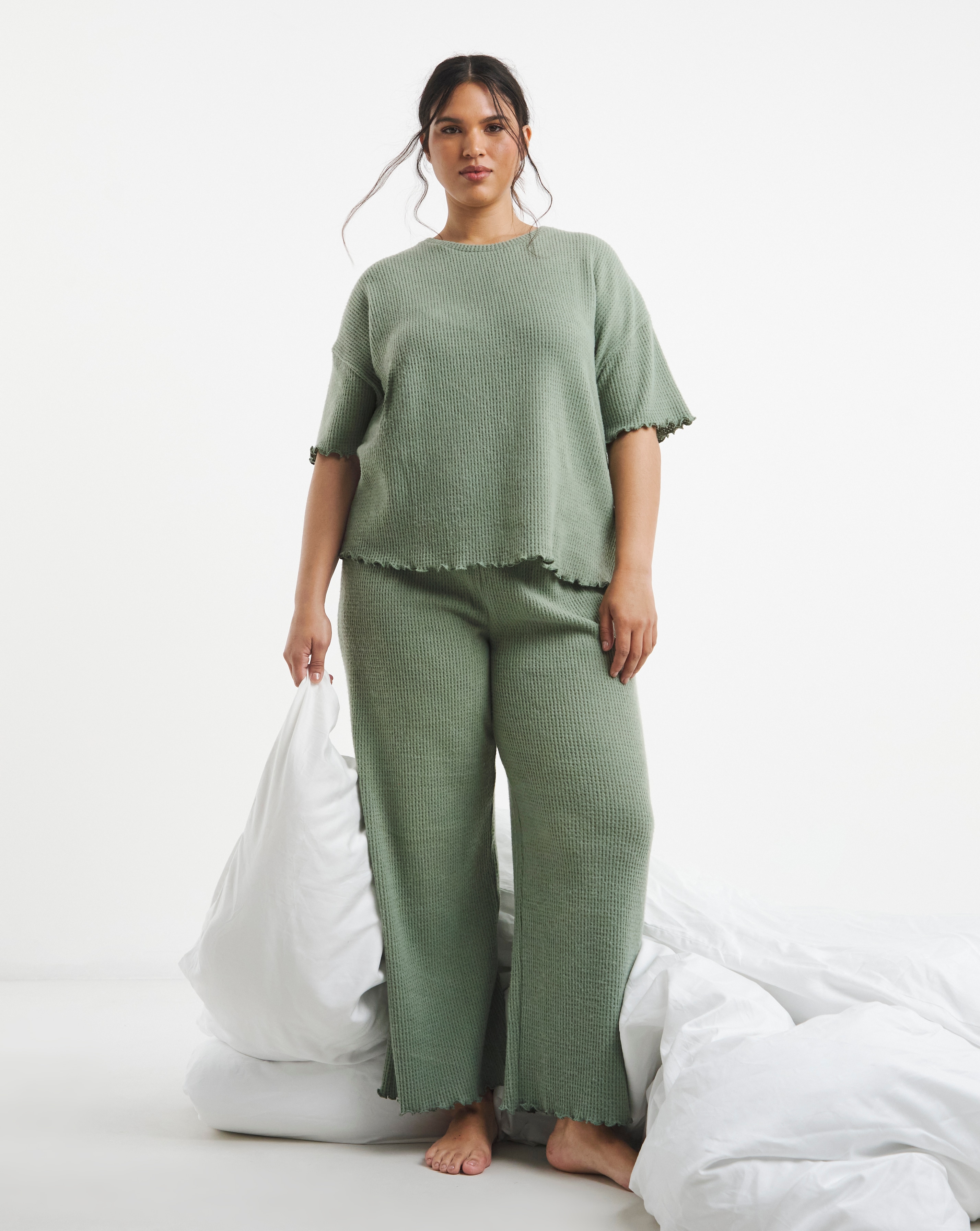 New In - Brushed Waffle Lounge Set