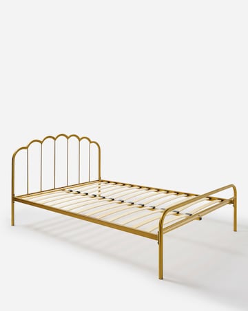 Joanna Hope Vivienne Scalloped Metal Bed