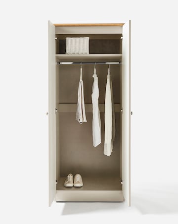 Brooke Ready Assembled 2 Door Wardrobe