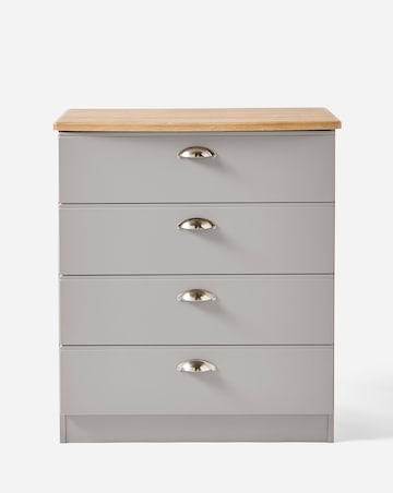 Brooke Ready Assembled 4 Drawer Chest