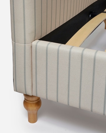 Julipa Everly Stripe Bed Frame
