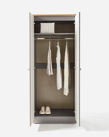 Brooke Ready Assembled 2 Door Wardrobe