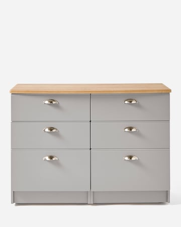 Brooke Ready Assembled 6 Drawer Chest