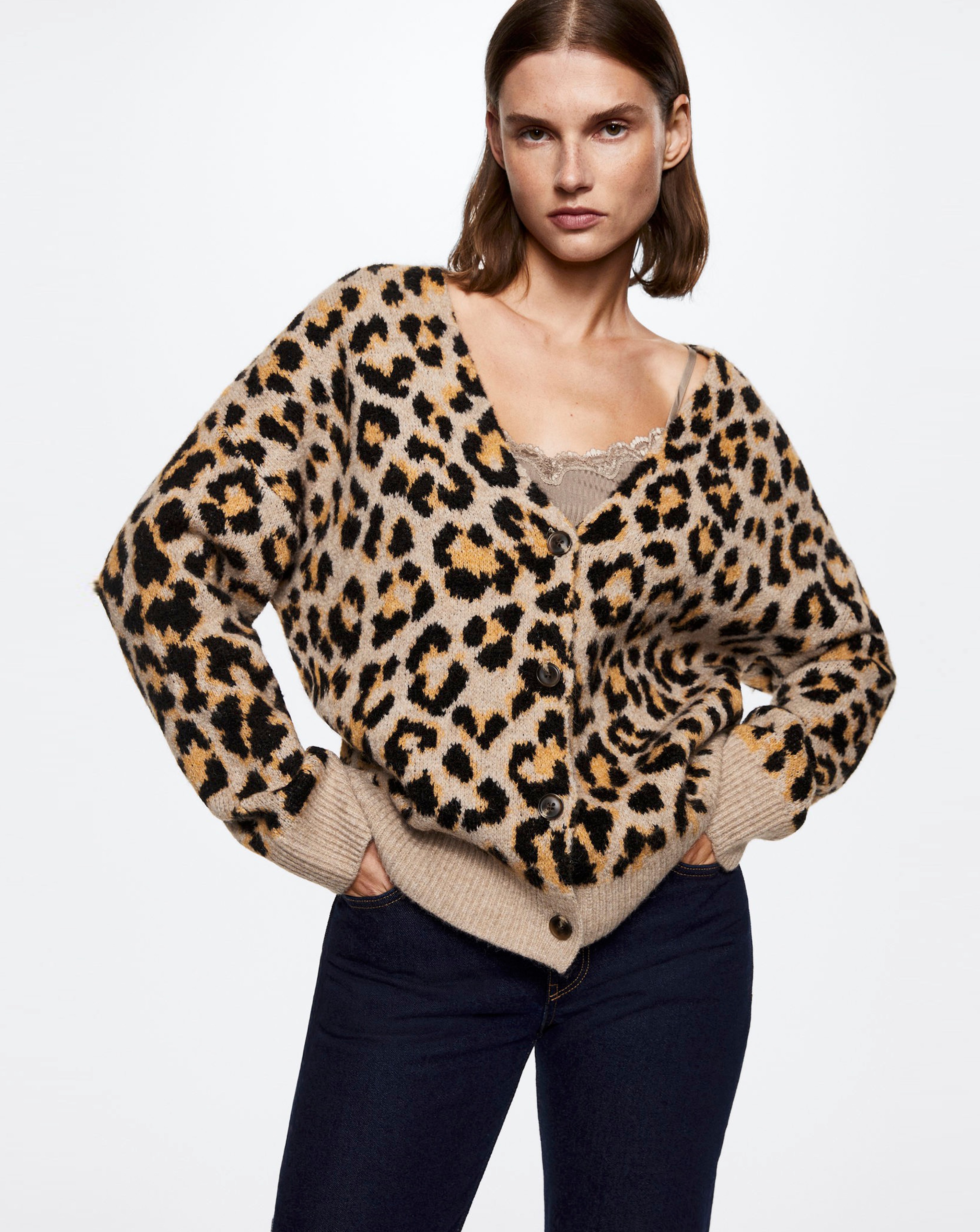 Leopard print sweater - Woman