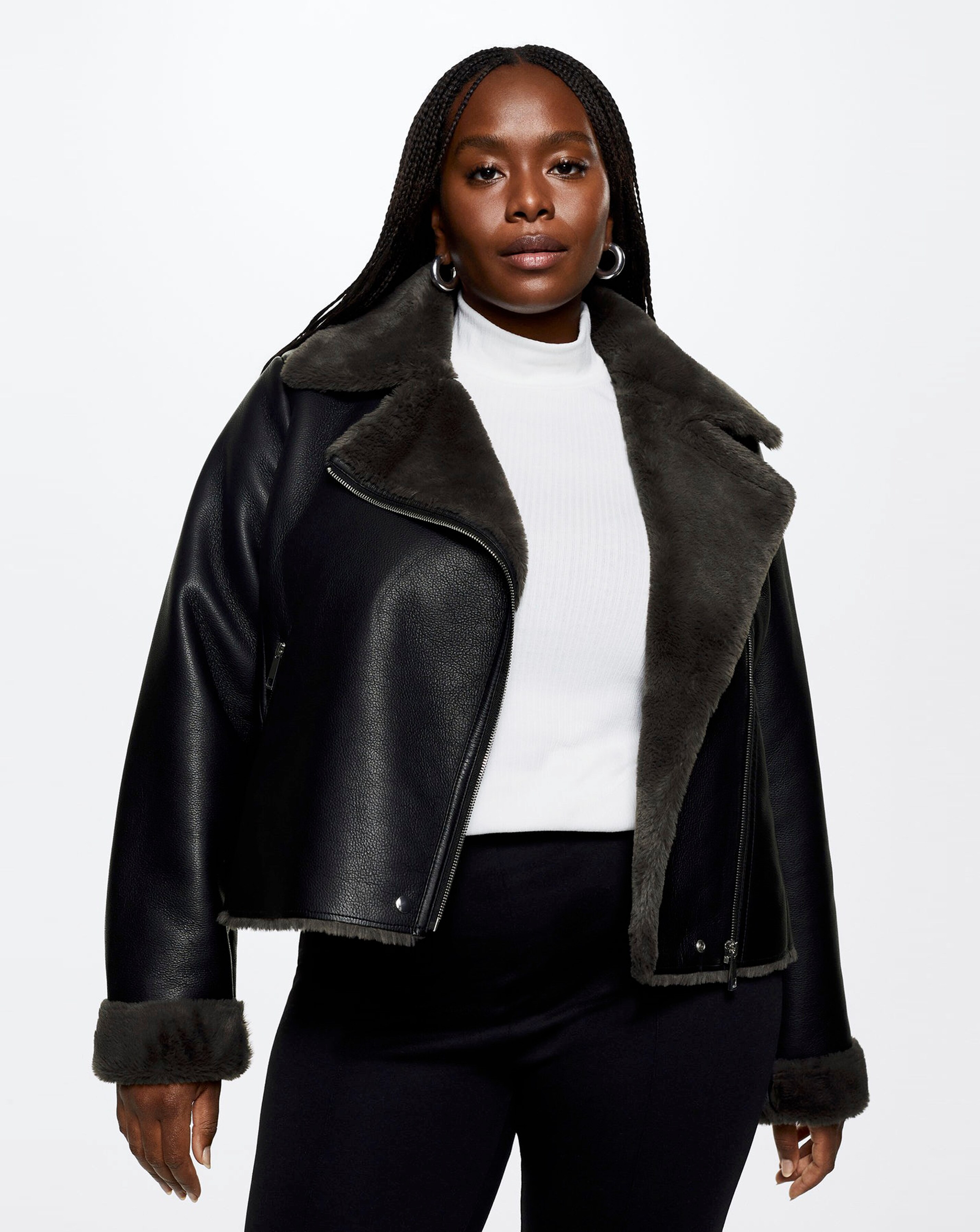 Aviator hotsell jacket mango