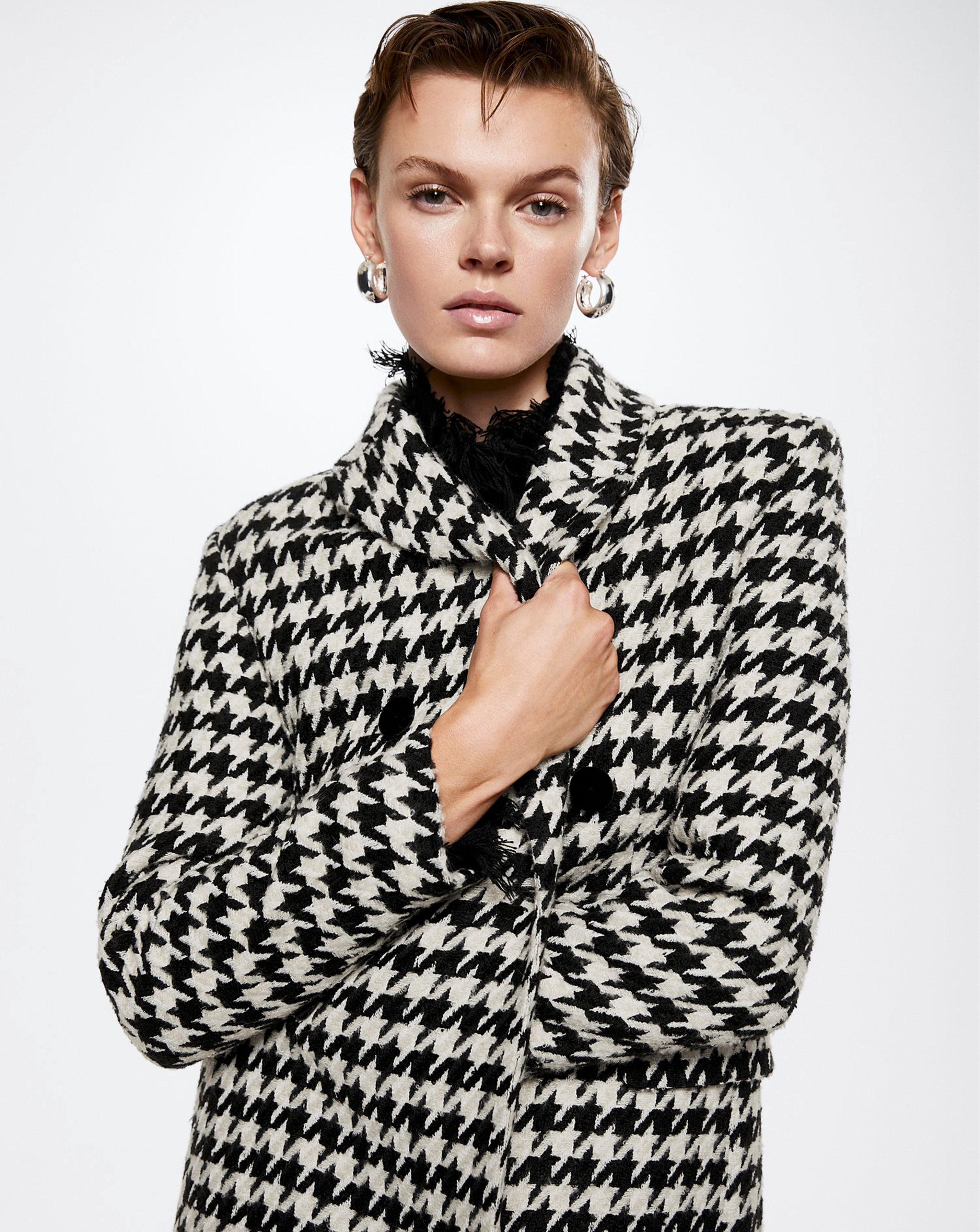 Houndstooth on sale coat uk