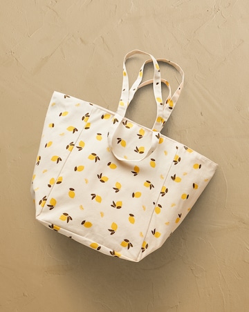 Lemon Canvas Tote Bag