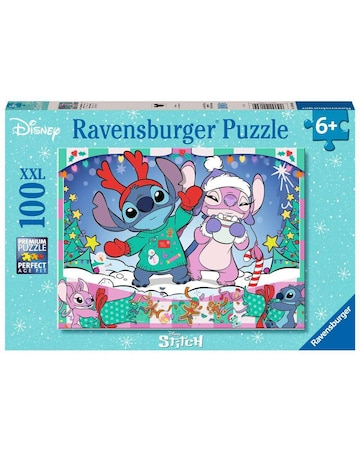Disney Stitch Christmas, 100pc XXL