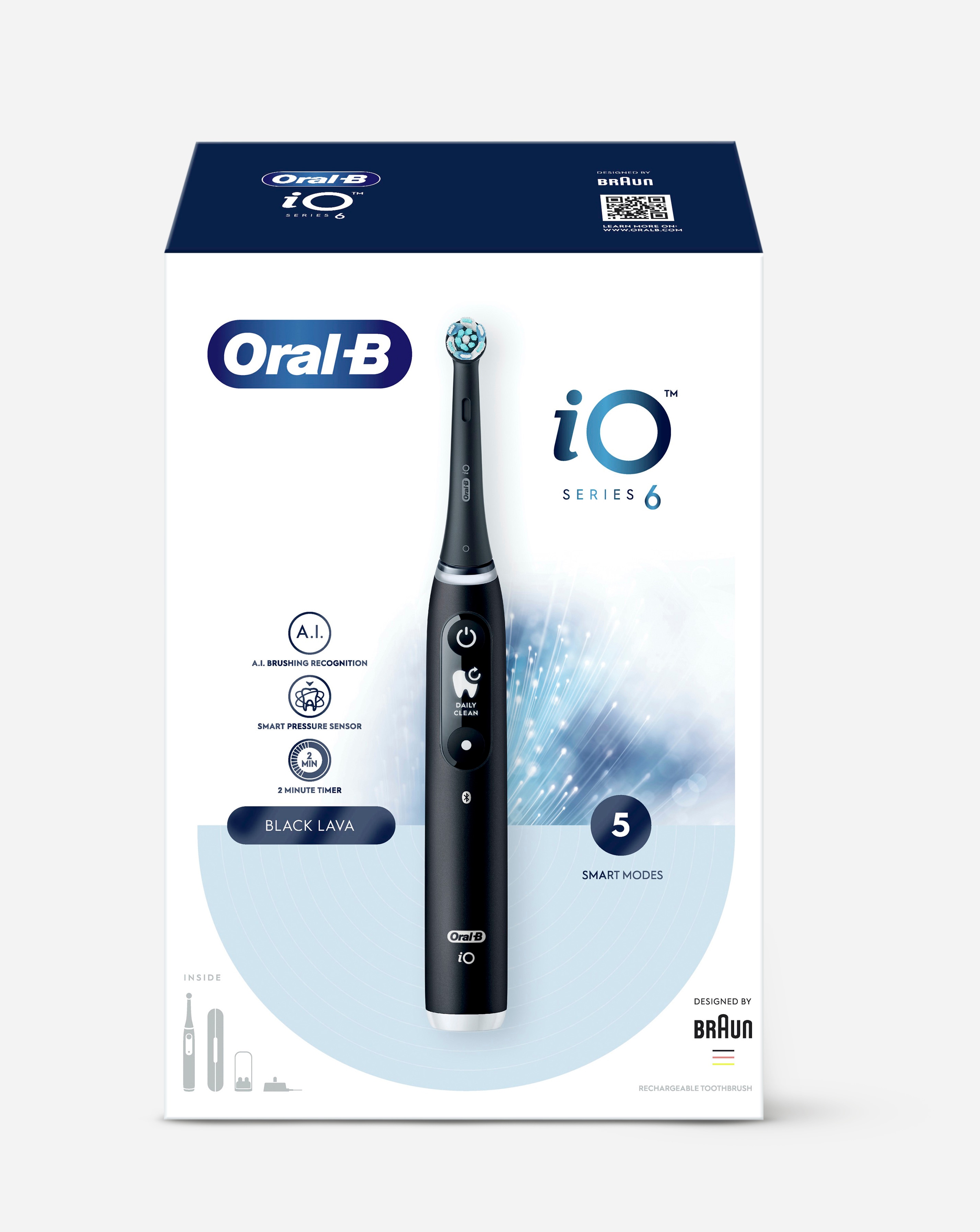 Oral-B iO6 Black Electric Toothbrush