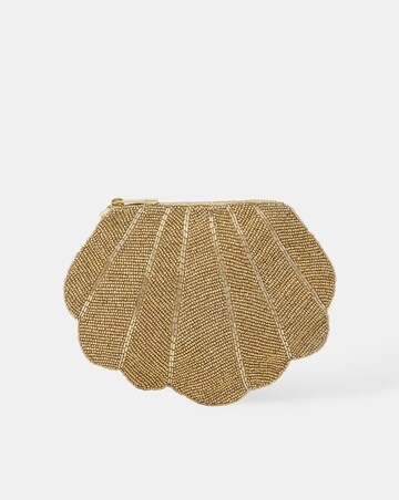 Accessorize Beaded Shell Pouch