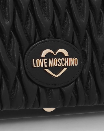 Love Moschino Stretch Quilt Black Shoulder Bag