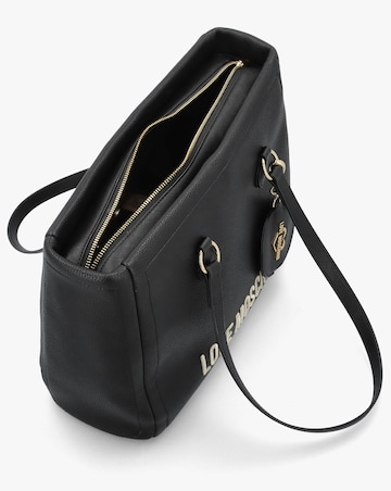 Love Moschino Big Love Black Shopper Bag