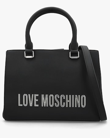 Love Moschino Big Love Black Tote Bag