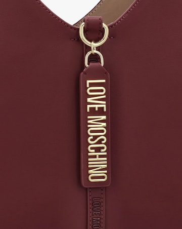 Love Moschino Subtle Burgundy Shoulder Bag