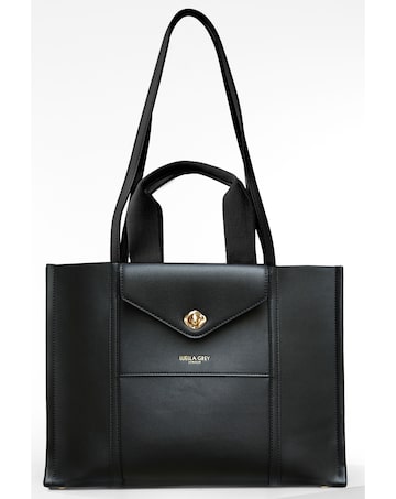 Luella Grey Giselle Black Laptop Bag