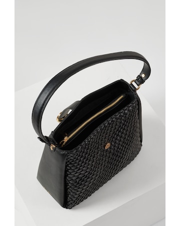 Luella Grey Flora Black Weave Hobo