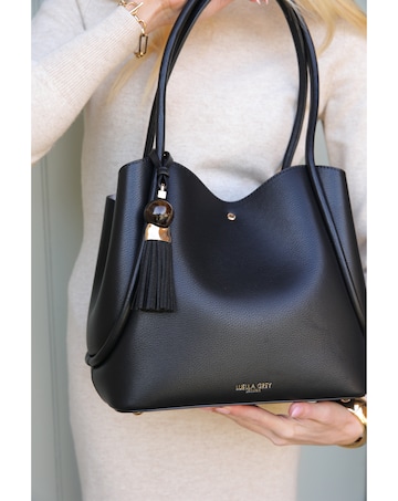 Luella Grey Floella Black Tote