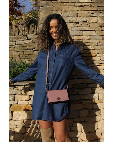 Luella Grey Eloise Pecan Phone Bag