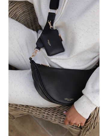Luella Grey Lauren Black Sling Bag