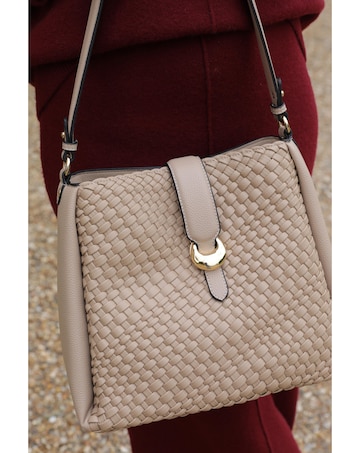 Luella Grey Flora Mushroom Weave Hobo