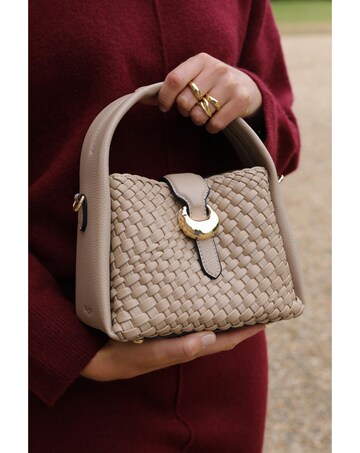 Luella Grey Maggie Mushroom Weave Crossbody