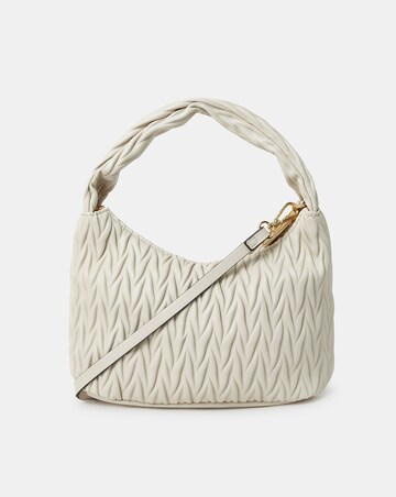 Accessorize Ruched Faux Leather Handbag