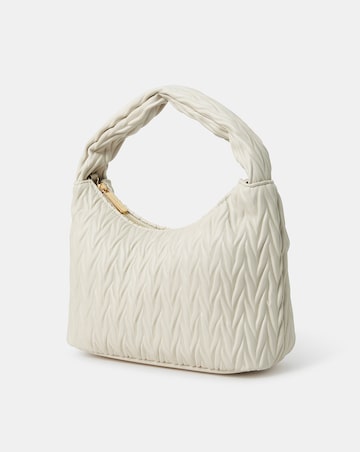 Accessorize Ruched Faux Leather Handbag