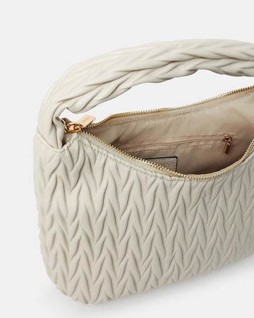 Accessorize Ruched Faux Leather Handbag