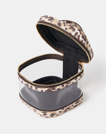 Accessorize Mini Cheetah Print Make Up Bag