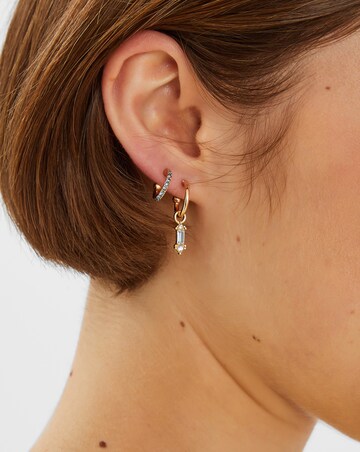 Accessorize 5-Pack Gem Diamante Earrings