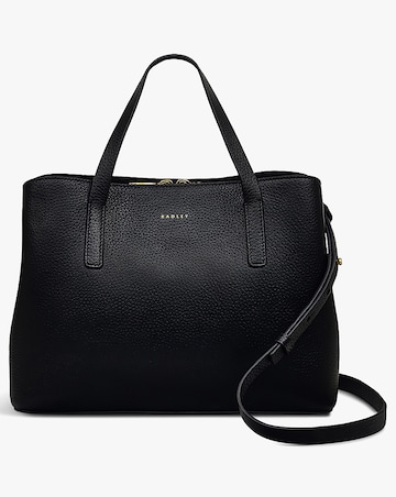 Radley Dukes Place Medium Black Leather Grab Bag
