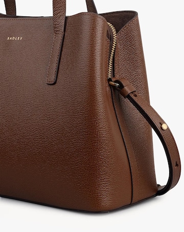 Radley Dukes Place Medium Chocolate Leather Grab Bag
