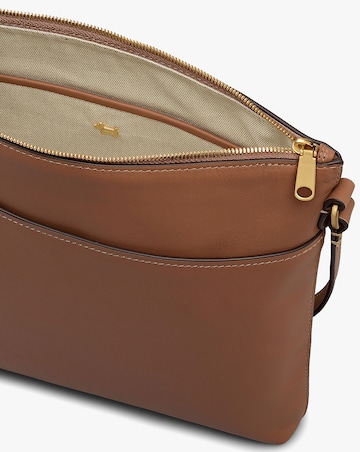 Radley Pockets Large Top Zip NS Tan Leather Cross-Body Bag