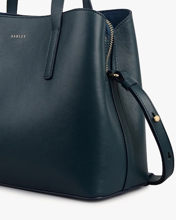 Radley Dukes Place Medium Teal Leather Grab Bag