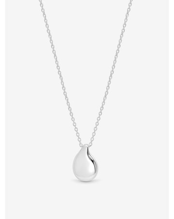 Simply Silver Sterling Silver 925 Polished Large Nugget Thread Through Pendant