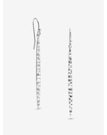 Simply Silver Sterling Silver 925 Polished Long Fishook Drop Earrings
