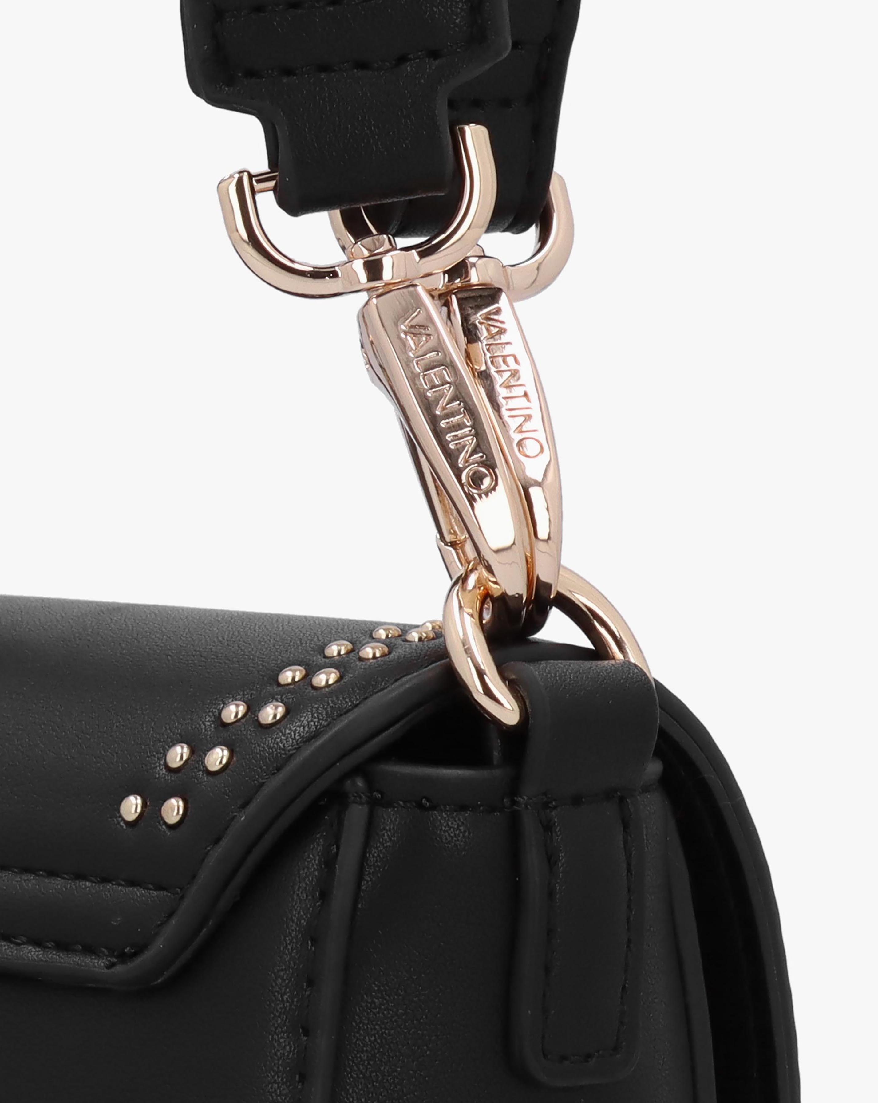 Valentino Bags Shine Black Cross-Body Bag | Simply Be