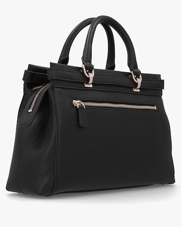 Guess Ali Luxury Black Satchel Bag