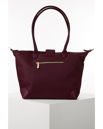 Luella Grey Lara Plum Laptop Tote