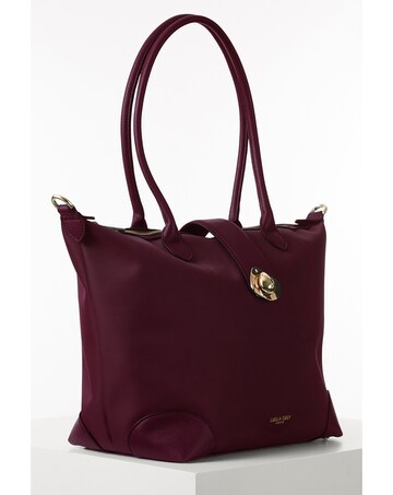 Luella Grey Lara Plum Laptop Tote