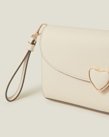 Accessorize Heart Clutch Bag