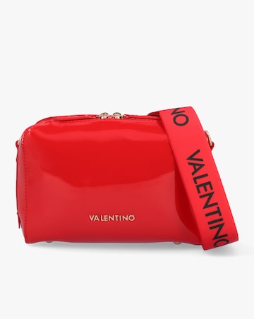 Valentino Bags Pattie Patent Red Camera Bag