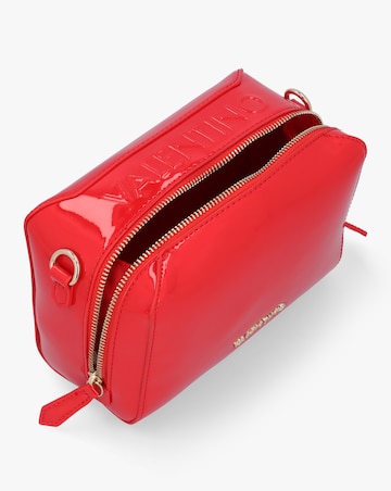 Valentino Bags Pattie Patent Red Camera Bag