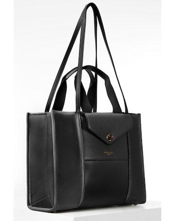 Luella Grey Giselle Black Laptop Tote