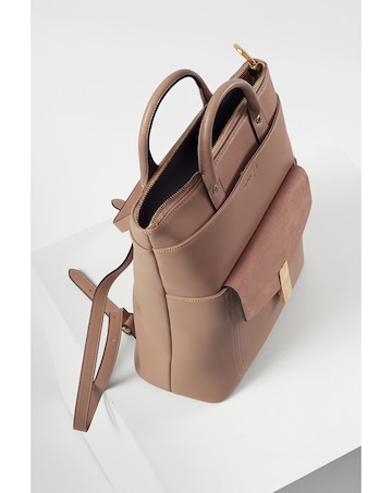 Luella Grey Audrey Mocha Laptop Backpack