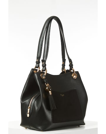 Luella Grey Sienna Black Hobo Tote