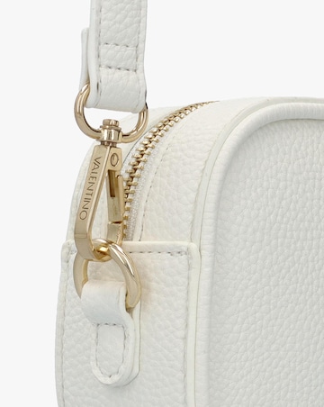 Valentino Bags Miramar White Pebbled Camera Bag