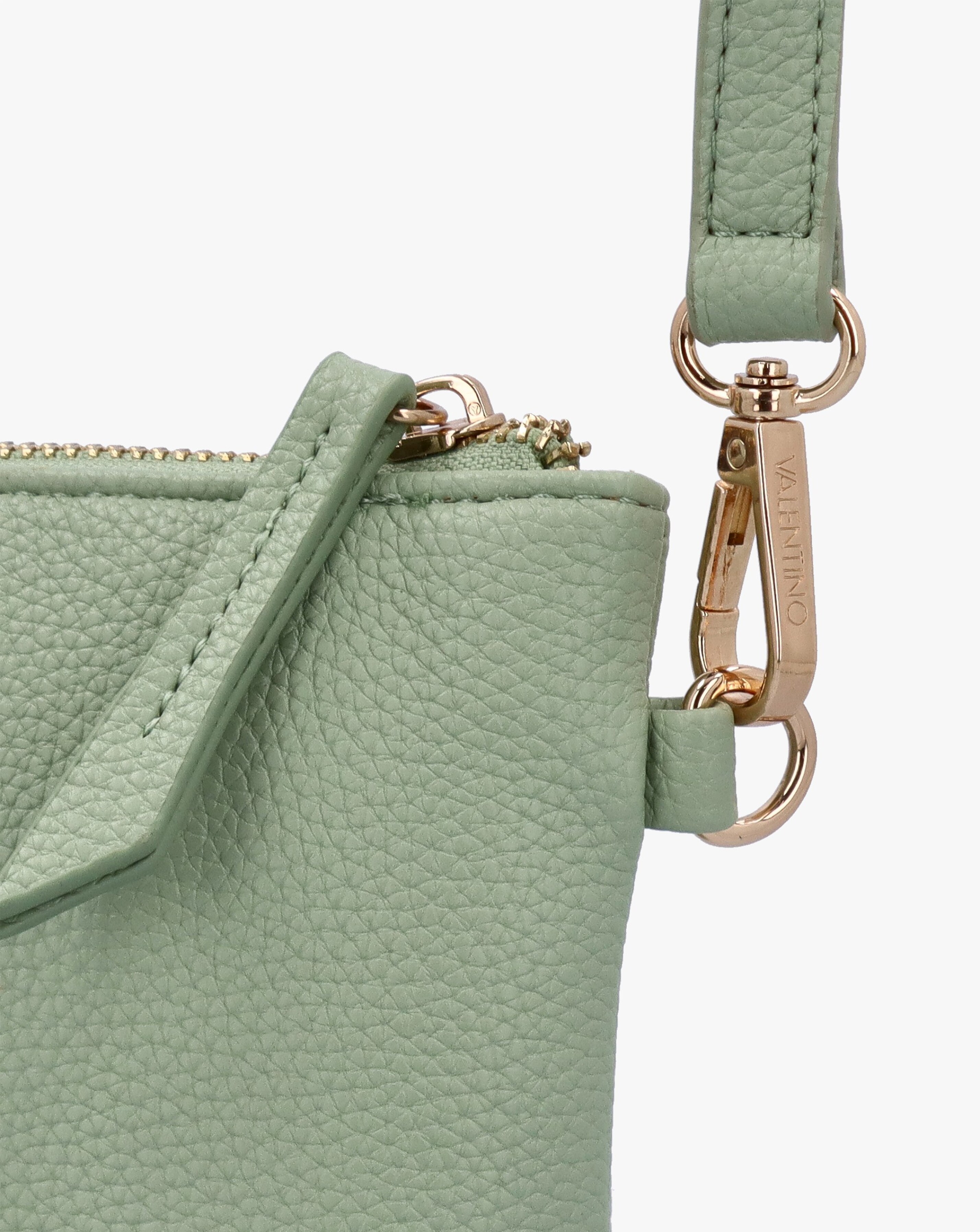 バッグ BEEDEN MINI B LOGO BAG green Fabric strap bee logo bag. Crossbody | eliza-bond-boutique