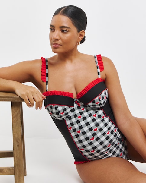 Joe Browns Gingham Wired Swimsuit